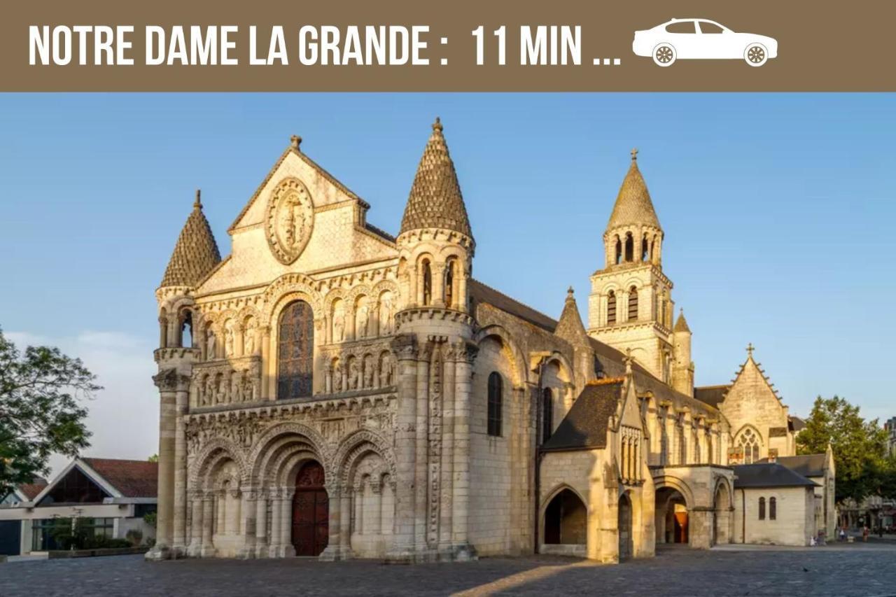 Bellejoie - Appartement T3- Poitiers Sud - Direct Futuroscope - Parking Et Wifi Gratuit Kültér fotó